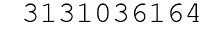 Number 3131036164.