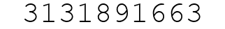 Number 3131891663.