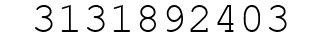 Number 3131892403.
