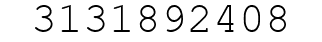 Number 3131892408.