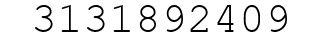 Number 3131892409.