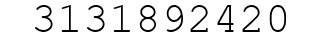 Number 3131892420.