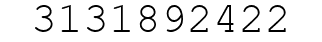 Number 3131892422.