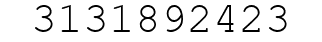 Number 3131892423.