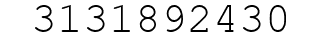 Number 3131892430.