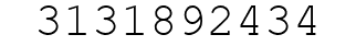 Number 3131892434.