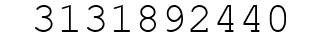 Number 3131892440.
