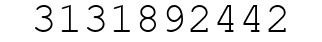 Number 3131892442.