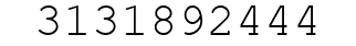 Number 3131892444.