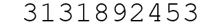 Number 3131892453.