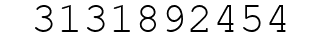 Number 3131892454.