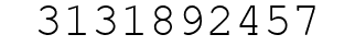Number 3131892457.