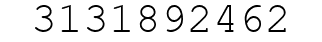 Number 3131892462.