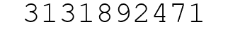 Number 3131892471.