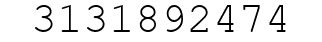 Number 3131892474.