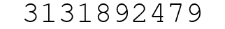 Number 3131892479.