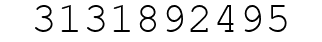Number 3131892495.