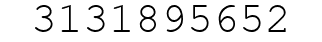 Number 3131895652.