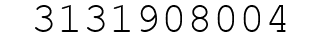 Number 3131908004.