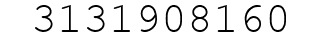 Number 3131908160.