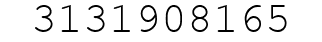 Number 3131908165.