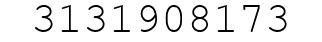 Number 3131908173.