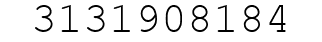 Number 3131908184.
