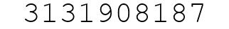 Number 3131908187.