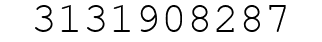 Number 3131908287.
