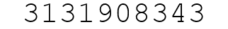 Number 3131908343.