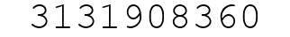 Number 3131908360.