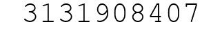 Number 3131908407.