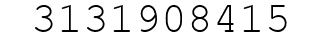 Number 3131908415.