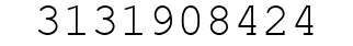 Number 3131908424.