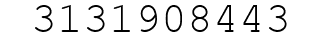 Number 3131908443.