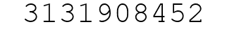 Number 3131908452.