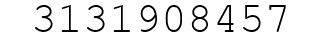 Number 3131908457.