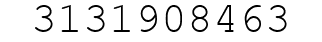 Number 3131908463.