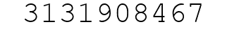 Number 3131908467.
