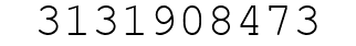 Number 3131908473.