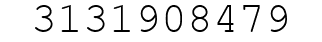 Number 3131908479.