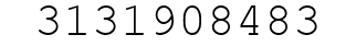 Number 3131908483.