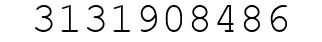 Number 3131908486.