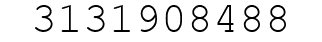 Number 3131908488.