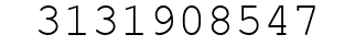 Number 3131908547.