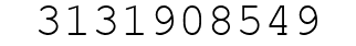 Number 3131908549.