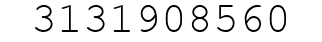 Number 3131908560.