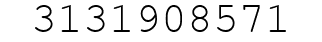 Number 3131908571.