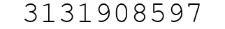 Number 3131908597.