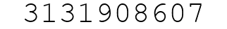 Number 3131908607.